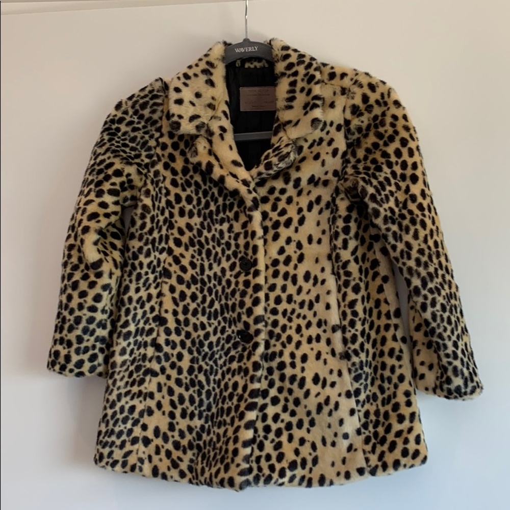 Zara Girls Faux Fur Coat